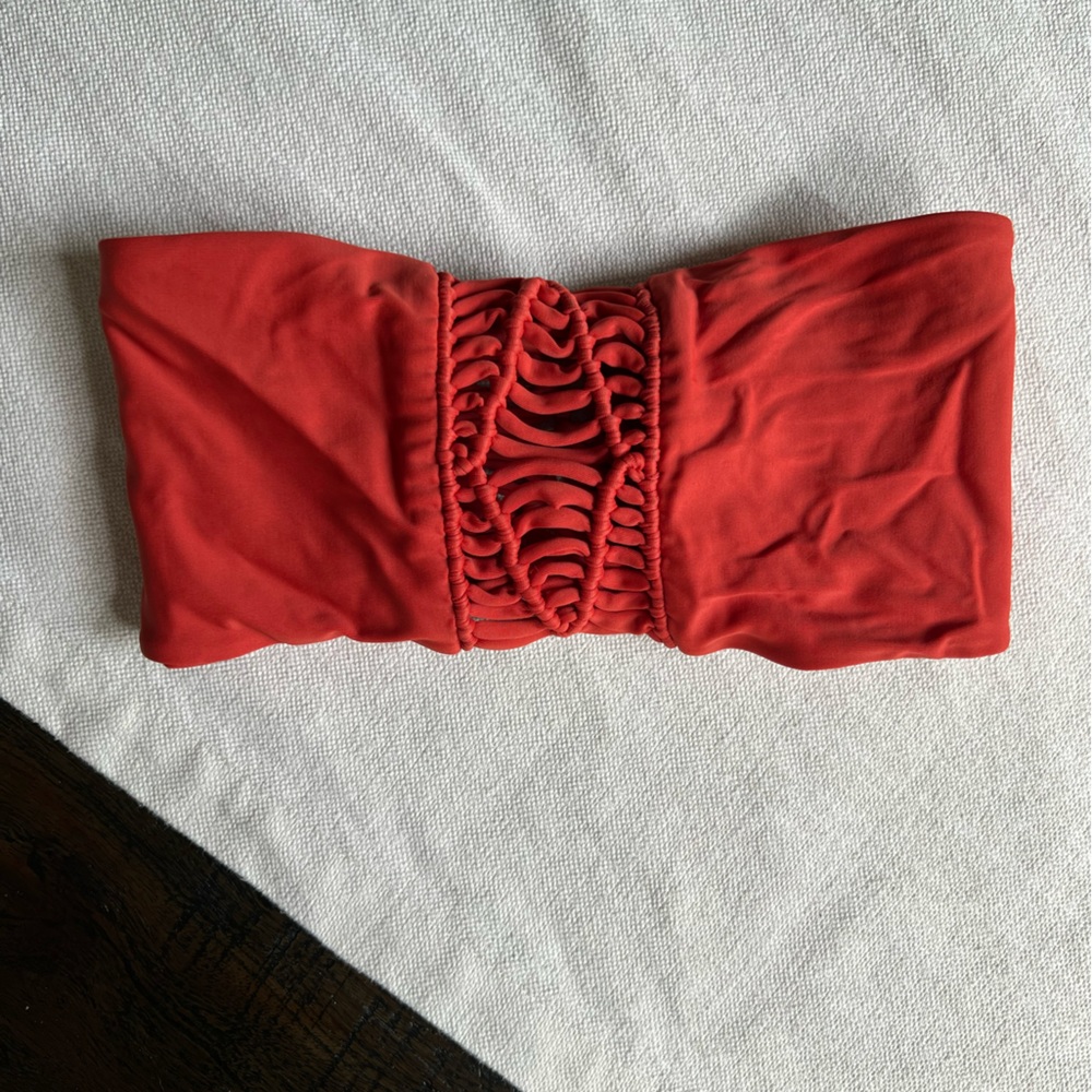 Mikoh Tonga Strapless Bikini Top Size Small
